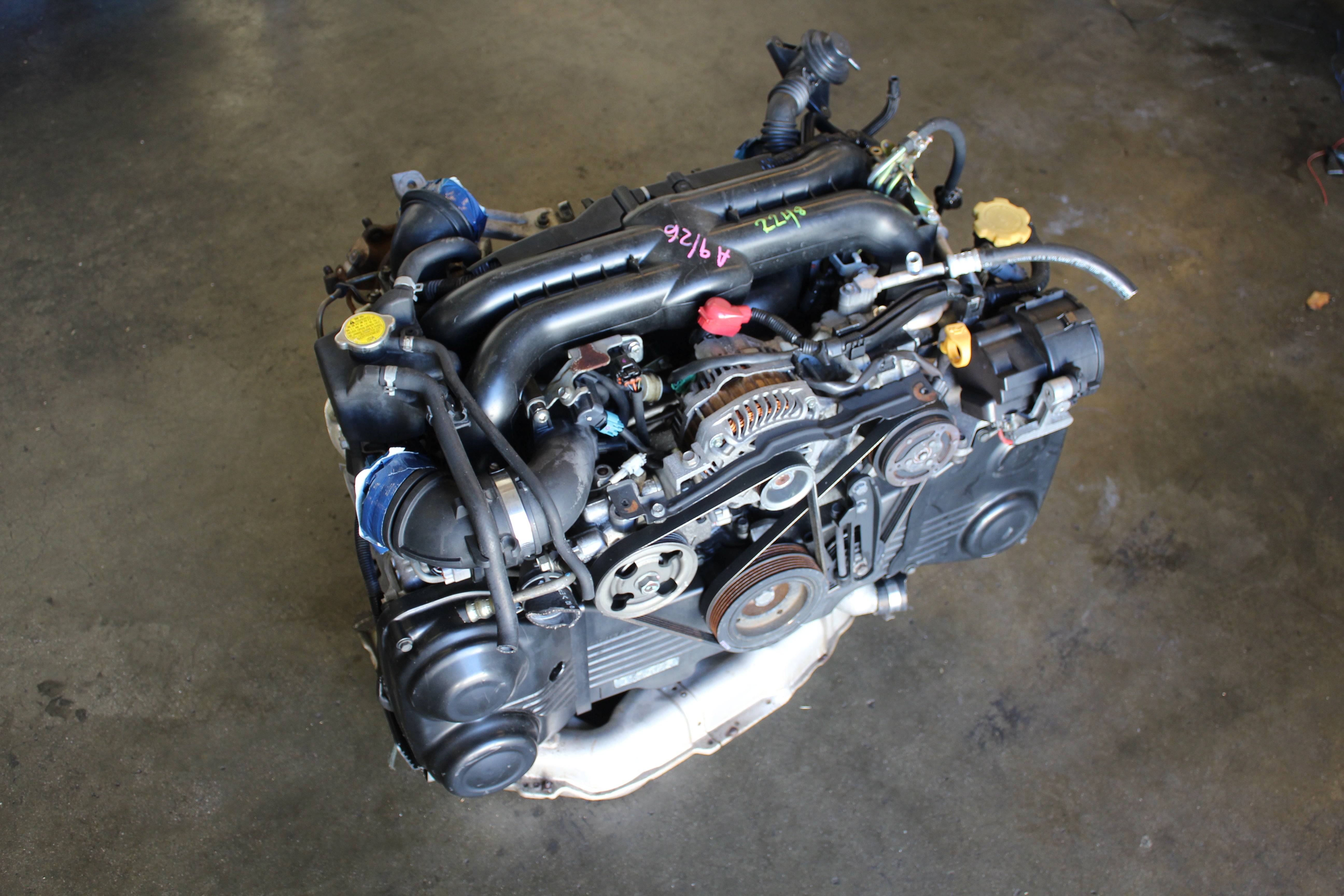 JDM 07 12 SUBARU IMPREZA WRX TURBO EJ20X MOTOR  REPLACEMENT FOR EJ25 EJ255